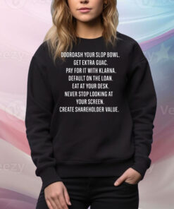 Create Shareholder Value Tee Shirt
