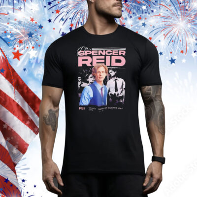 Criminal Minds Dr. Spencer Reid portrait Tee Shirt