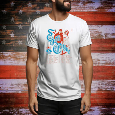 Earth Tongue USA 2025 Tour Dates Tee Shirt