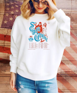 Earth Tongue USA 2025 Tour Dates Tee Shirt