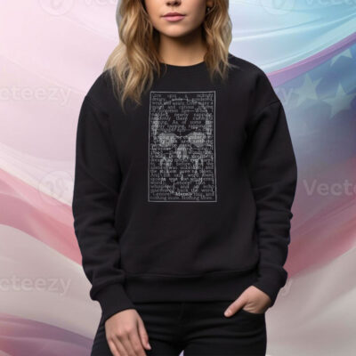 Edgar Allan Poe The Raven Gothic Poem Text Tee Shirt