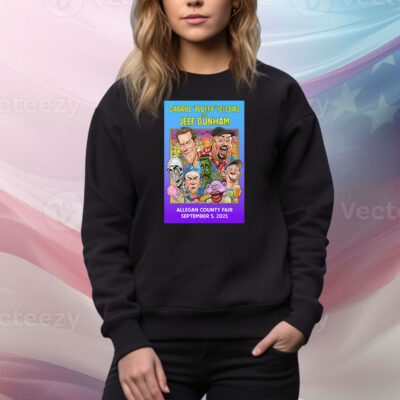 Gabriel Fluffy Iglesias And Jeff Dunham Allegan County Fair Sep 5 2025 Tee Shirt