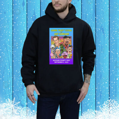 Gabriel Fluffy Iglesias And Jeff Dunham Allegan County Fair Sep 5 2025 Tee Shirt