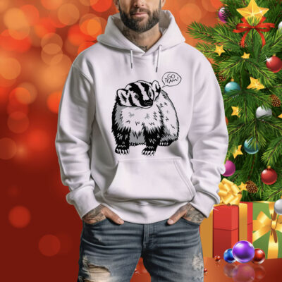 Go Team Badger Baseball Tee Shirt