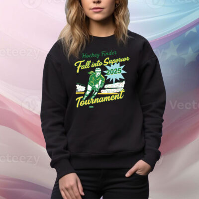 Hockey Finder Fall Into Superior 2025 Tournament Tee Shirt