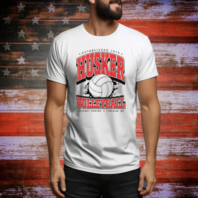 Husker Volleyball Max Collegiate Heavyweight Tee Shirt