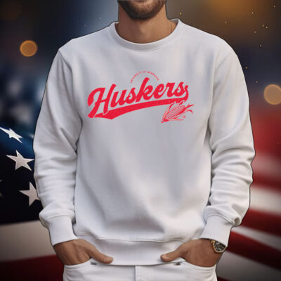 Huskers Script Logo Heavyweight T-Shirt