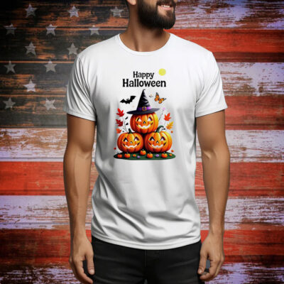 Jack-O’Lantern Happy Halloween Tee Shirt
