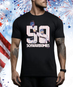 Kyle Schwarber 50 Schwarbombs Tee Shirt