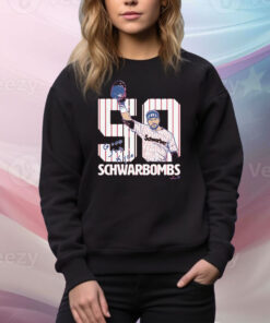 Kyle Schwarber 50 Schwarbombs Tee Shirt