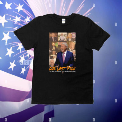 Lee Corso One Last Pick Live From Columbus Oh Saturday 8.30.2025 T-Shirt