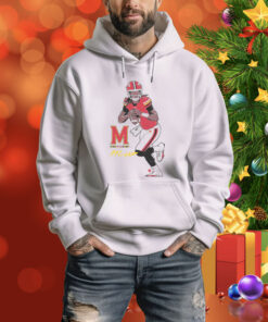 Maryland Football Malik Washington Superstar Pose Tee Shirt