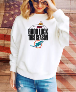 Miami Heat Miami Dolphins good luck this season Tee Shirt