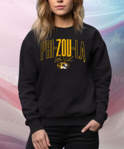Missouri Football Beau Pribula Pri-zou-la Tee Shirt