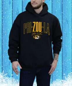 Missouri Football Beau Pribula Pri-zou-la Tee Shirt
