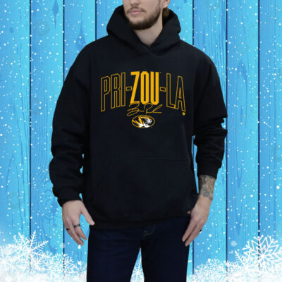 Missouri Football Beau Pribula Pri-zou-la Tee Shirt