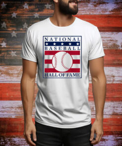 National Baseball Hall of Fame Primary Logo Natural Tee Shirt