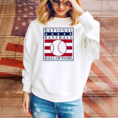National Baseball Hall of Fame Primary Logo Natural Tee Shirt