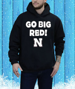 Nebraska Cornhuskers Go Big Red Slogan Tee Shirt