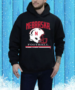 Nebraska Football Vintage Helmet Tee Shirt