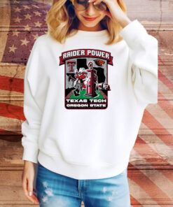 Official Texas Tech Red Raiders vs. Oregon State Beavers September 13 2025 Raider Power Energy Gameday Tee Shirt