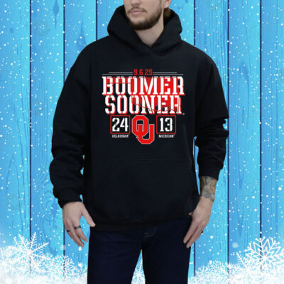 Oklahoma Sooners vs Michigan Wolverines Boomer Sooner 2025 Tee Shirt