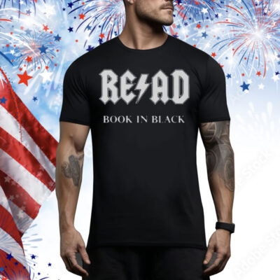 READ Book In Black X ACDC Tee Shirt