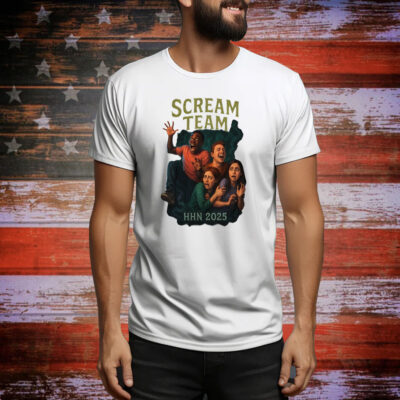 Scream Team Halloween Horror Nights 2025 Tee Shirt