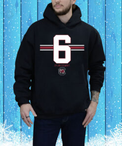 South Carolina Football Dylan Stewart 6 Stripe Tee Shirt