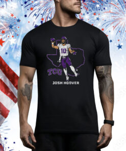 TCU Football Josh Hoover State Star Tee Shirt