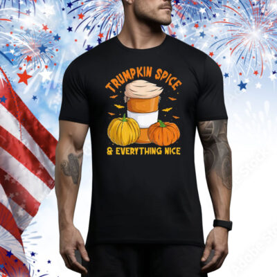 Trumpkin Spice & Everything Nice Halloween Trump Pumpkin Tee Shirt