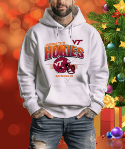 Virginia Tech Football Helmet Grid Tee Shirt