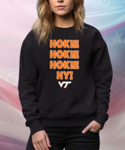 Virginia Tech Hokies Hokie Hokie Hokie Hy Slogan Tee Shirt