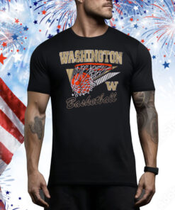 Washington Basketball Retro Swish Tee Shirt
