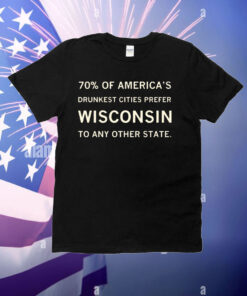 Wisconsin Drunkest Cities T-Shirt