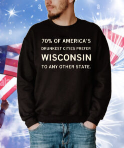 Wisconsin Drunkest Cities T-Shirt