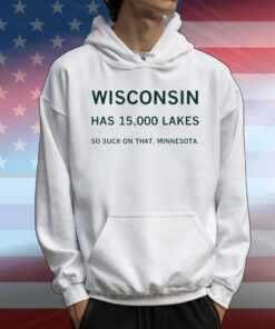 Wisconsin: Land of 15,000 Lakes T-Shirt